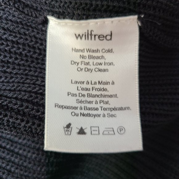 WILFRED Black Knit Sleeveless Top XS - Picture 6 of 6